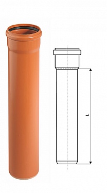 Труба ПВХ для наружной канализации SN4 от ООО Термотон